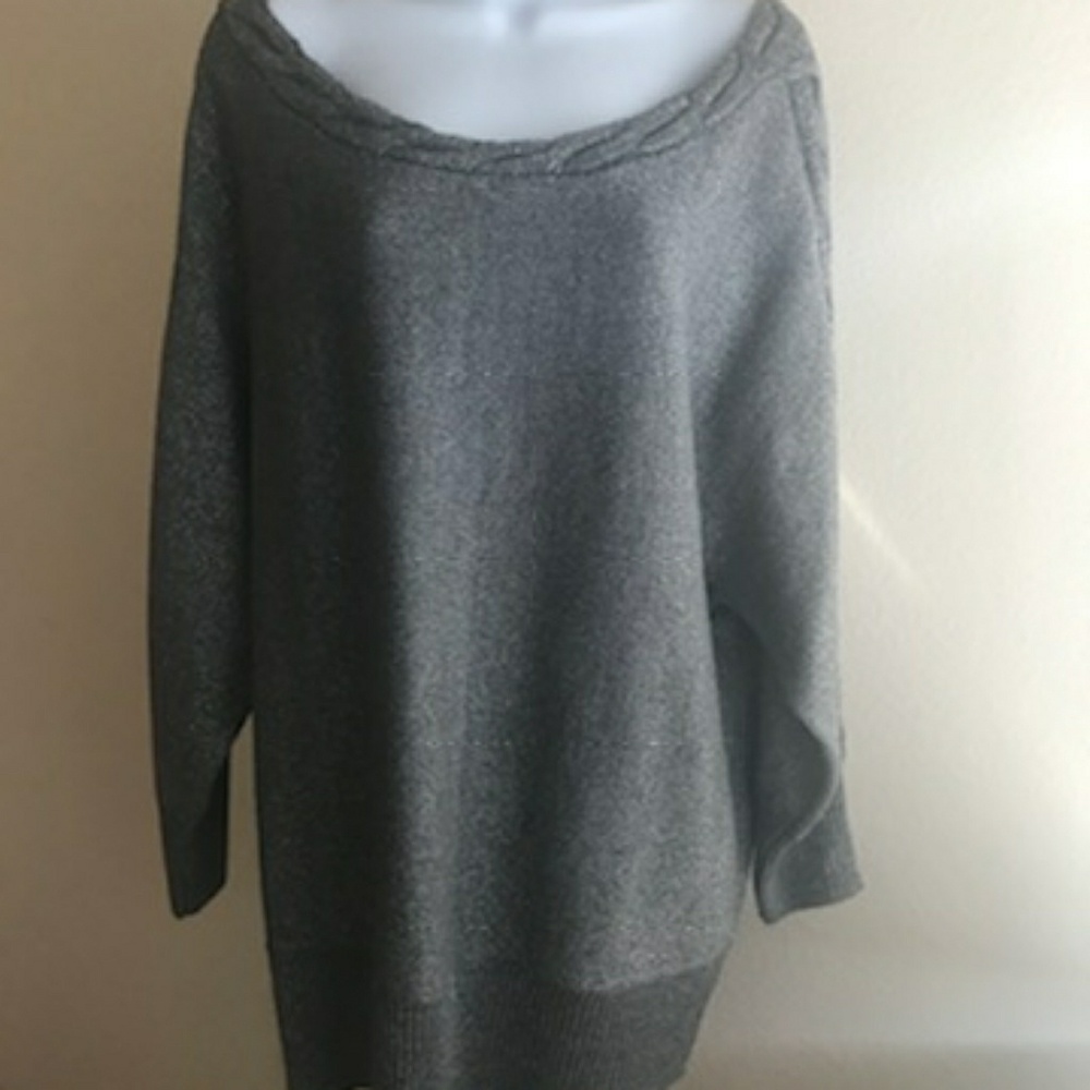 Style and Co. Grey knit sweater